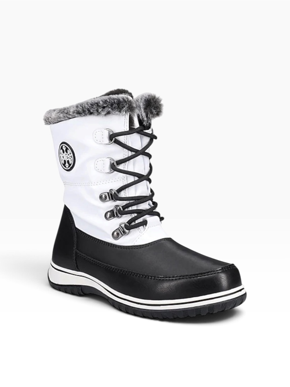 Totes Waterproof Insulated Winter Fur Boots Size 6